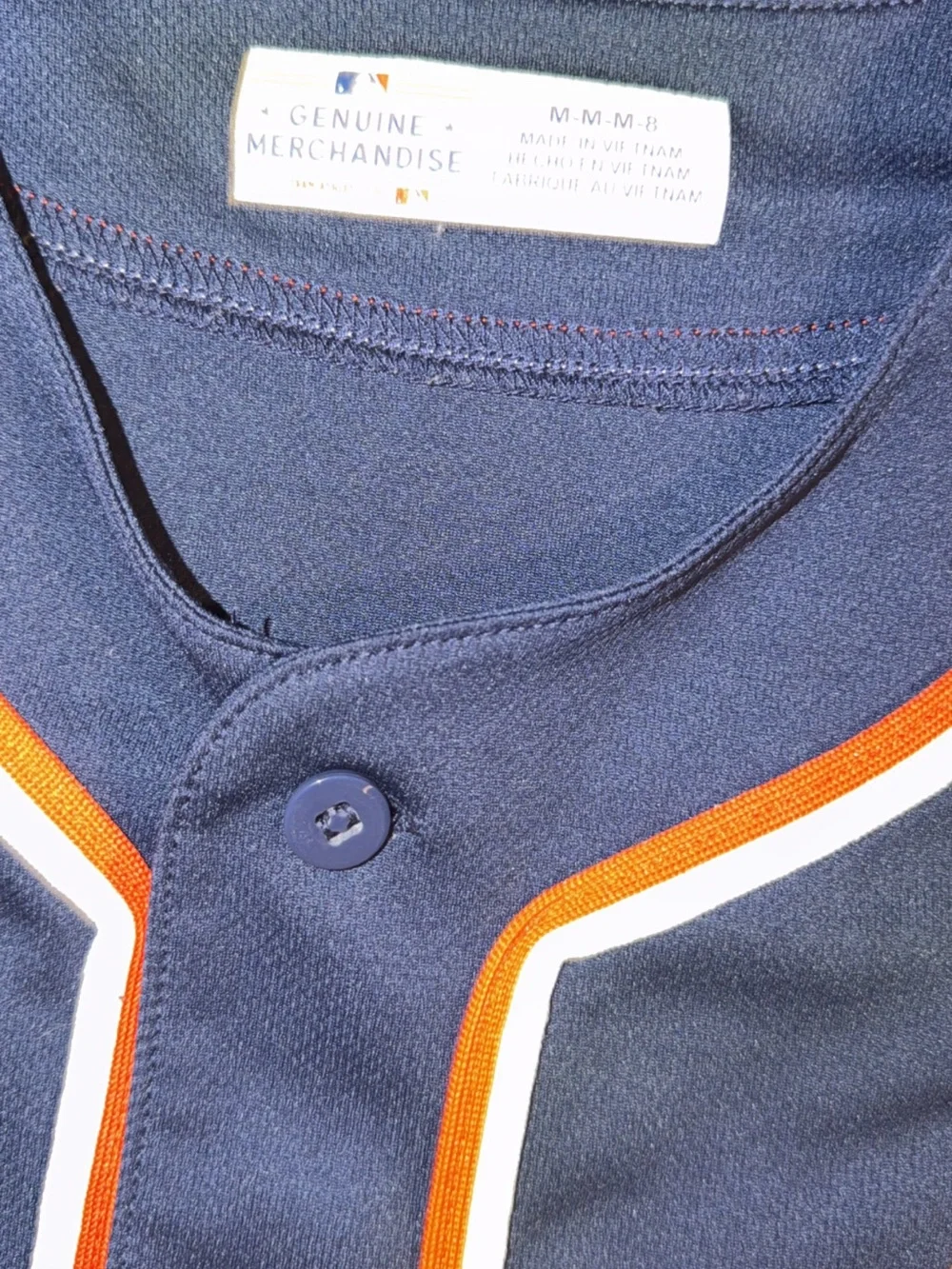 Boys Navy Houston Astros jersey size Medium/8